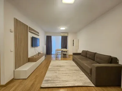 living primitor cu canapea apartament inchiriere Sector 2 București